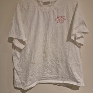 Sport & Social Club White Men's Short Sleeve Tee